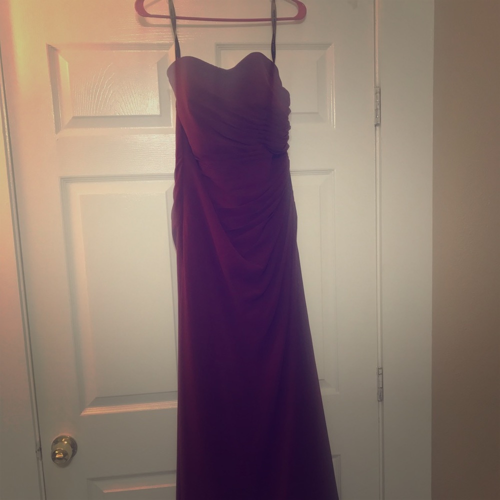 Formal burgundy dress Alfred Angelo